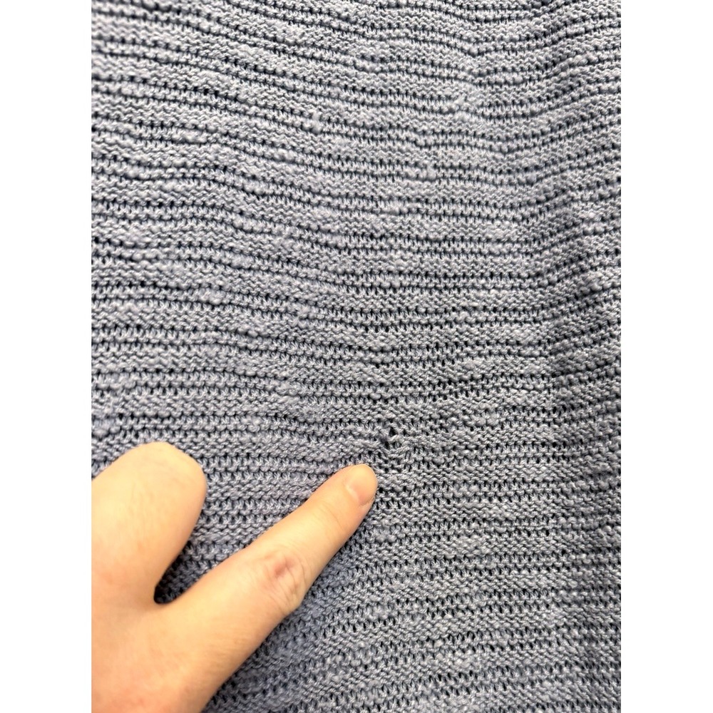 LL Bean Womens Open Knit Sweater Size M Long Y2K Fairy Grunge Indie Granola Boho - Picture 6 of 9